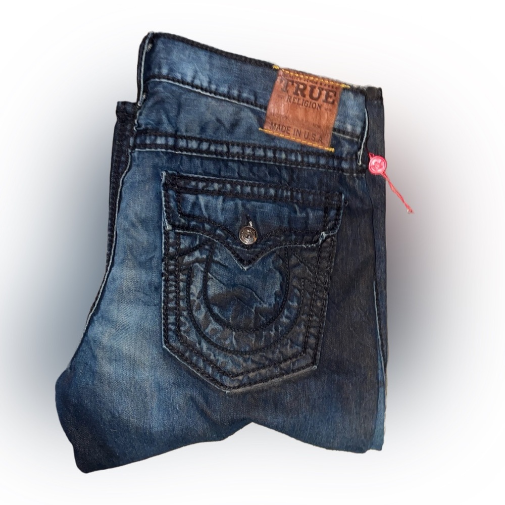 True Religion Black Rope Stitch